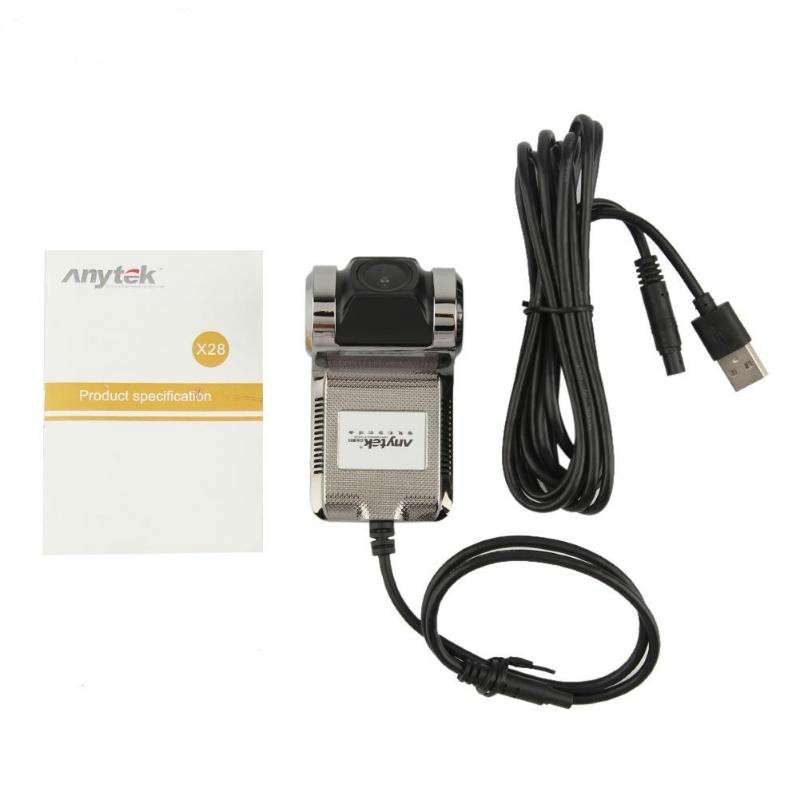 Anytek X28 Mini Car DVR Camera Full HD 1080P Auto Digital Video Recorder DVRs ADAS Camcorder G-senso