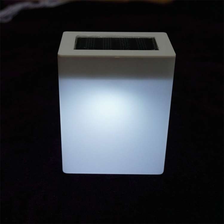 Solar Energy Saving Lamp Outdoor Garden Fence Wall Light(Warm Light)
