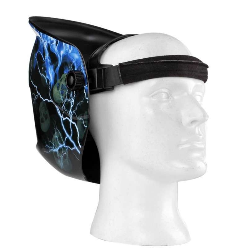 Solar Automatic Darkening Welding Mask Head-mounted Argon Arc Welding Hat Welder Special Light Helme
