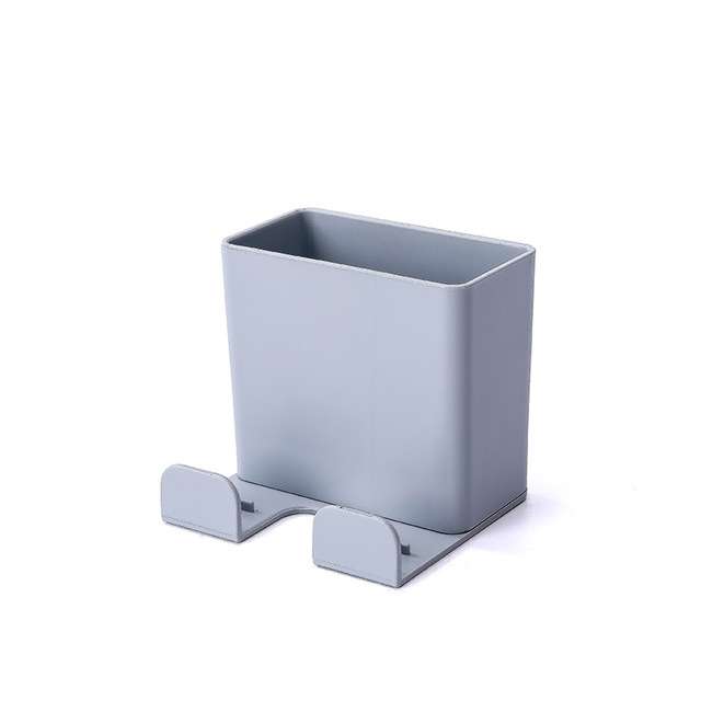 Wall Mounted Organizer Storage Box Remote Control Air Conditioner Storage Case Mobile Phone Plug Hol