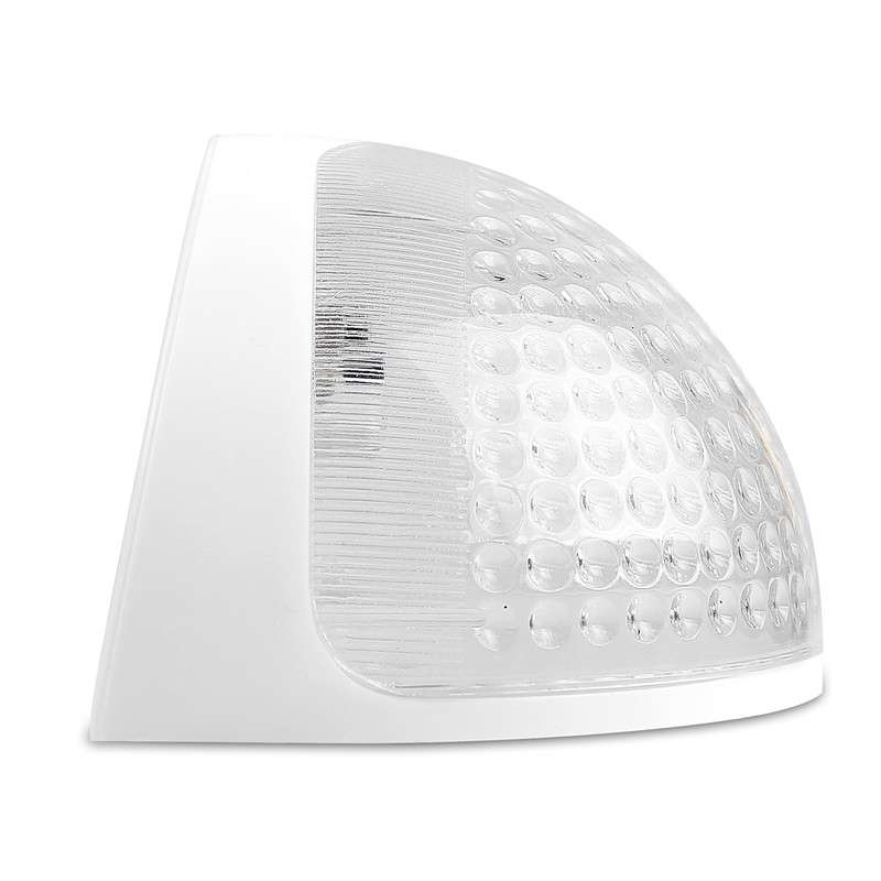 Semi-circular IP55 Waterproof Solar Light Control Fence Light Garden Lamp(White Light)
