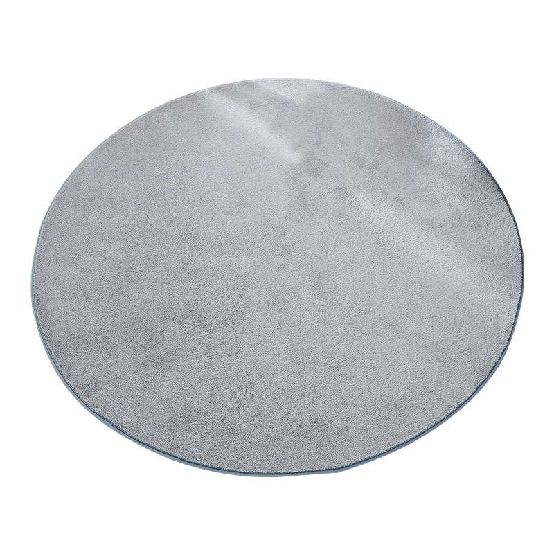 KSolid Round Carpet Soft Fleece Mat Anti-Slip Area Rug Kids Bedroom Door Mats, Size:Diameter: 140cm(
