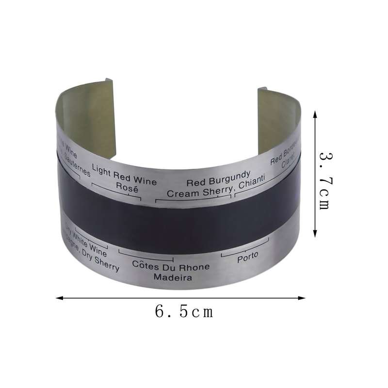 2pcs Stainless Steel LCD Electric Wine Digital Thermometer