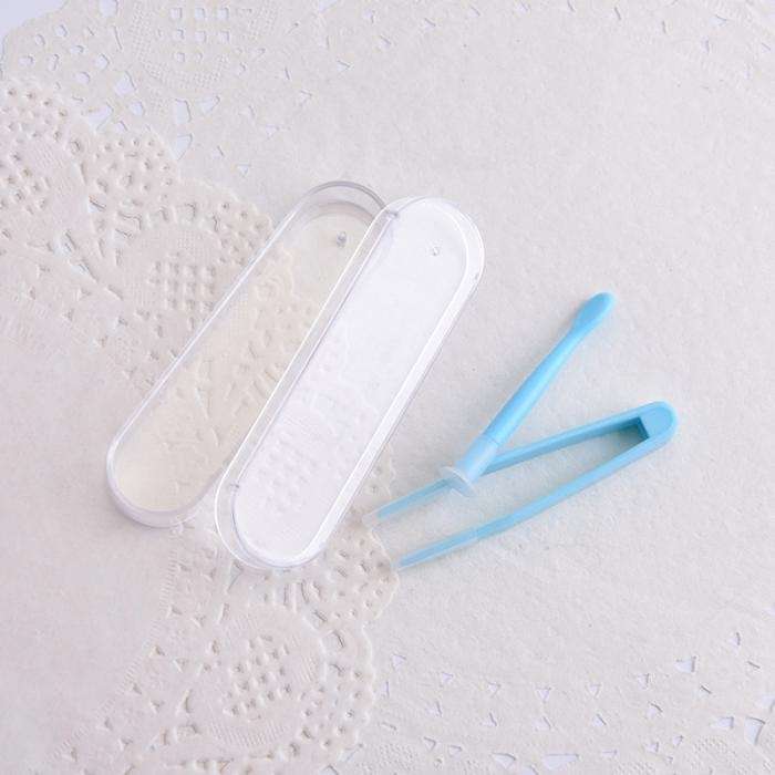5pcs Portable Contact Lens Special Tweezer and Stick Set Travel Kit(Green)