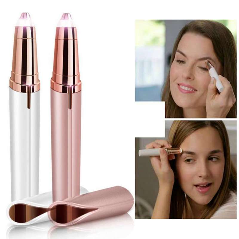 Multifunction Lipstick Eyebrow Trimmer Face Brows Hair Remover Electric Shaver Painless Eye Brow Epi