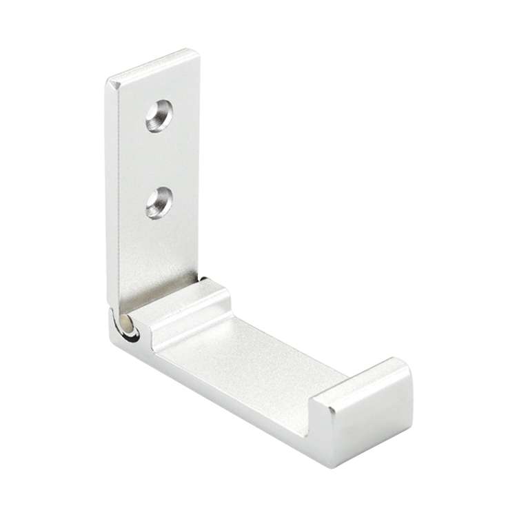 Collapsible Clothes Hanger Robe Hook Decorative Bathroom Wall Mounted Hooks(Black Hook (Send Screw))