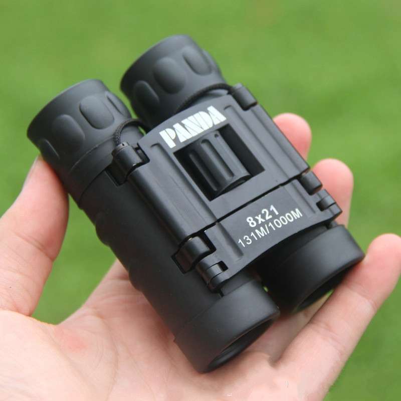Compact 8X21 Telescope Full Optical Green Film HD Binocular Low Light Level Night Vision Telescope