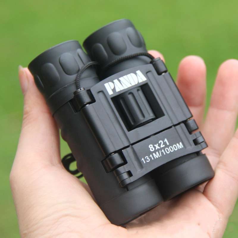 Compact 8X21 Telescope Full Optical Green Film HD Binocular Low Light Level Night Vision Telescope