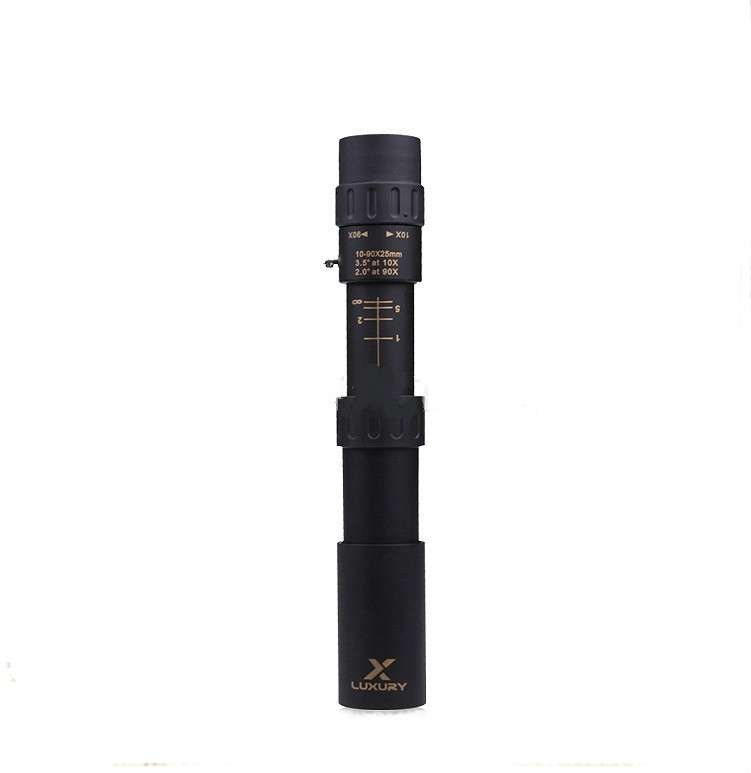10-90X25 Zoom Telescopic HD High Magnification Telescope Night Vision Monocular Binoculars (Not Incl