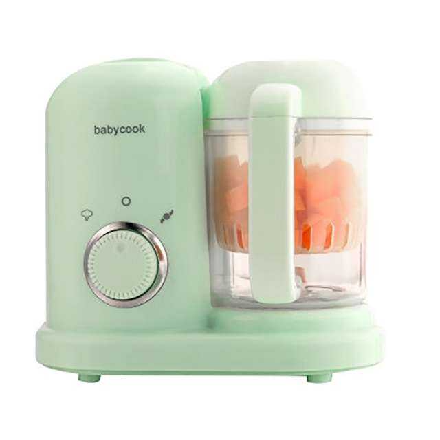 Multifunction Baby Food Cooking Maker Steamer Mixing Grinder Food Supplementary Machine EU Plug(Pink