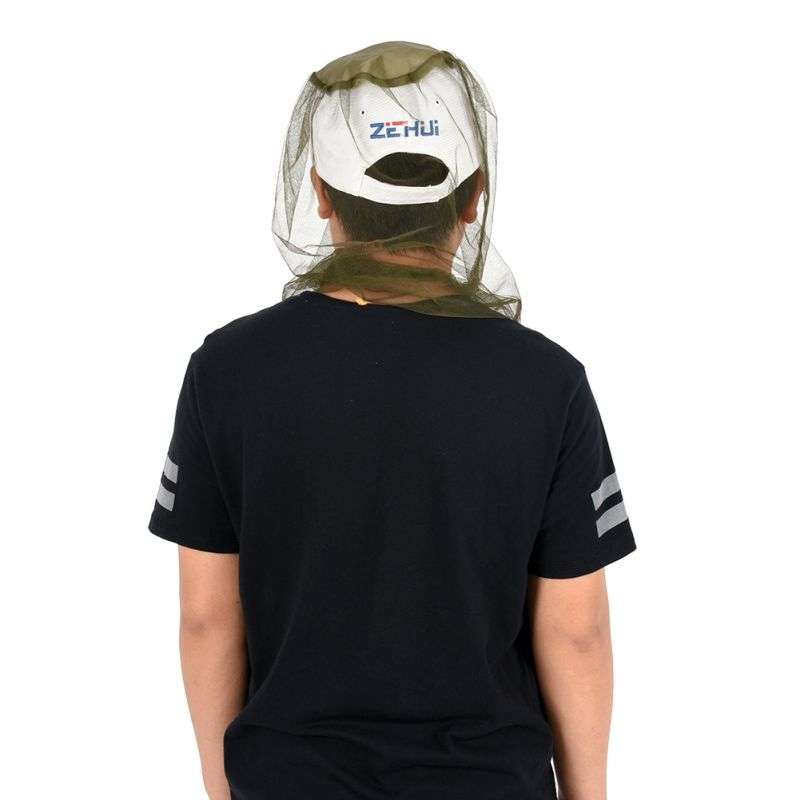 Anti-mosquito Bee Insect Net Hat Head Face Protection Net Cover Travel Camping Protector