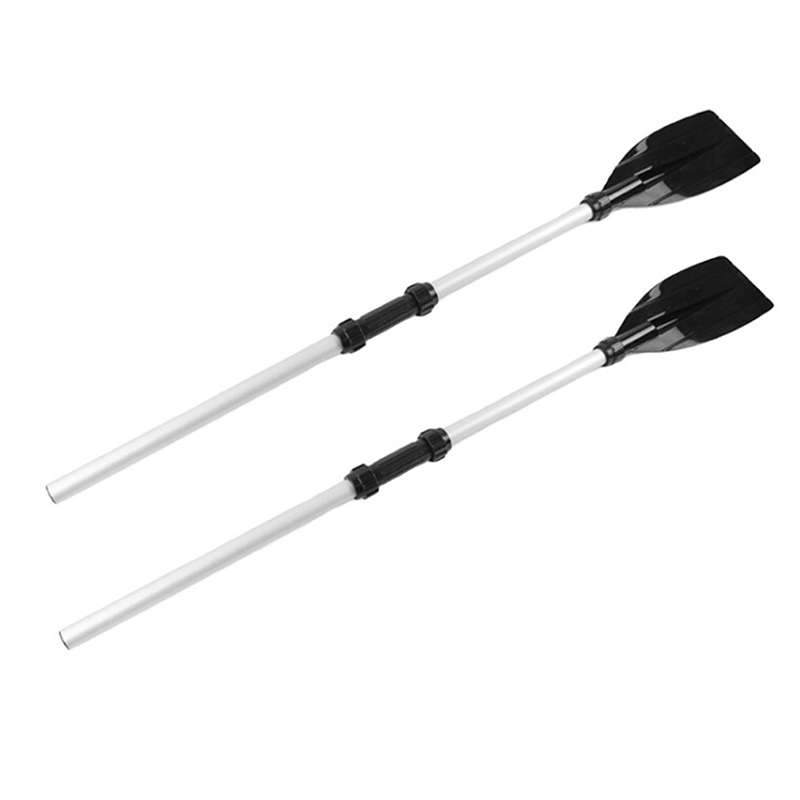 2 PCS Rubber Boat Paddle Connection Tube Universal Connector Boat Accessories for 26-28mm Rod(Black)