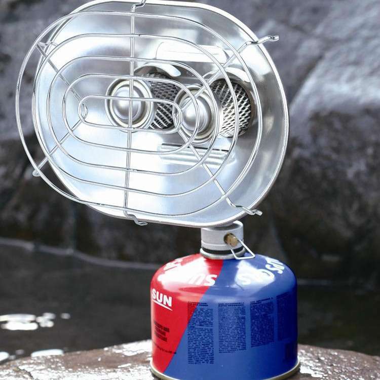 BRS-H22 Outdoor Camping Double Head Gas Heating Stove Fishing Heater Baking Oven Without Gas Cylinde