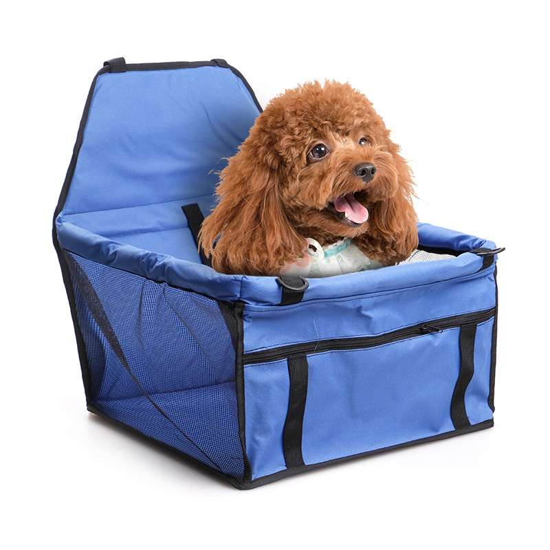 In Car Double-Layer Mesh Thickening Waterproof Pet Bag(Pink)