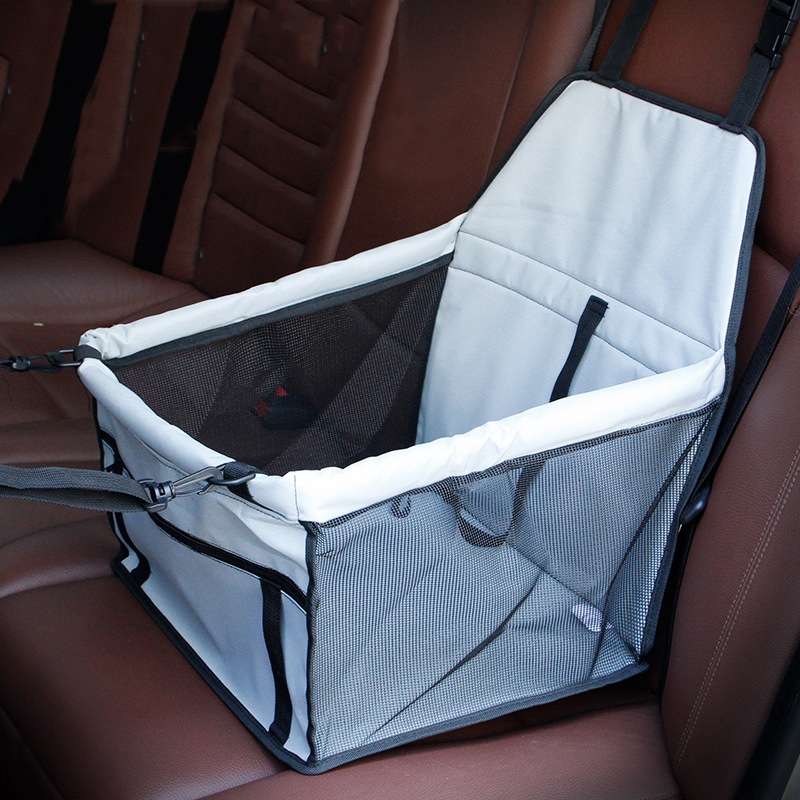 In Car Double-Layer Mesh Thickening Waterproof Pet Bag(Pink)