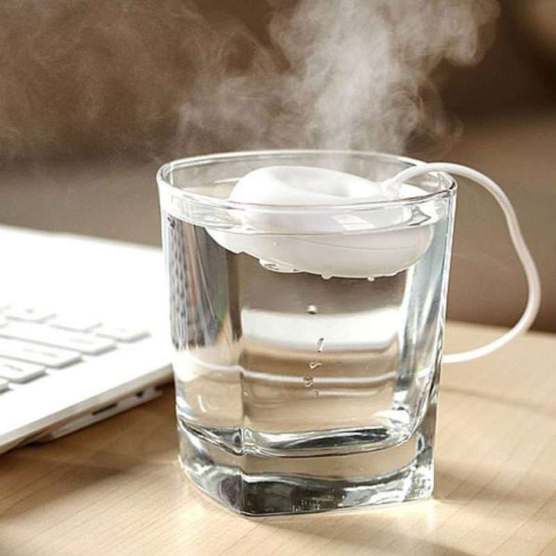 Donut Shape Mini USB Air Humidifier Aroma Diffuser Purifier(Blue)