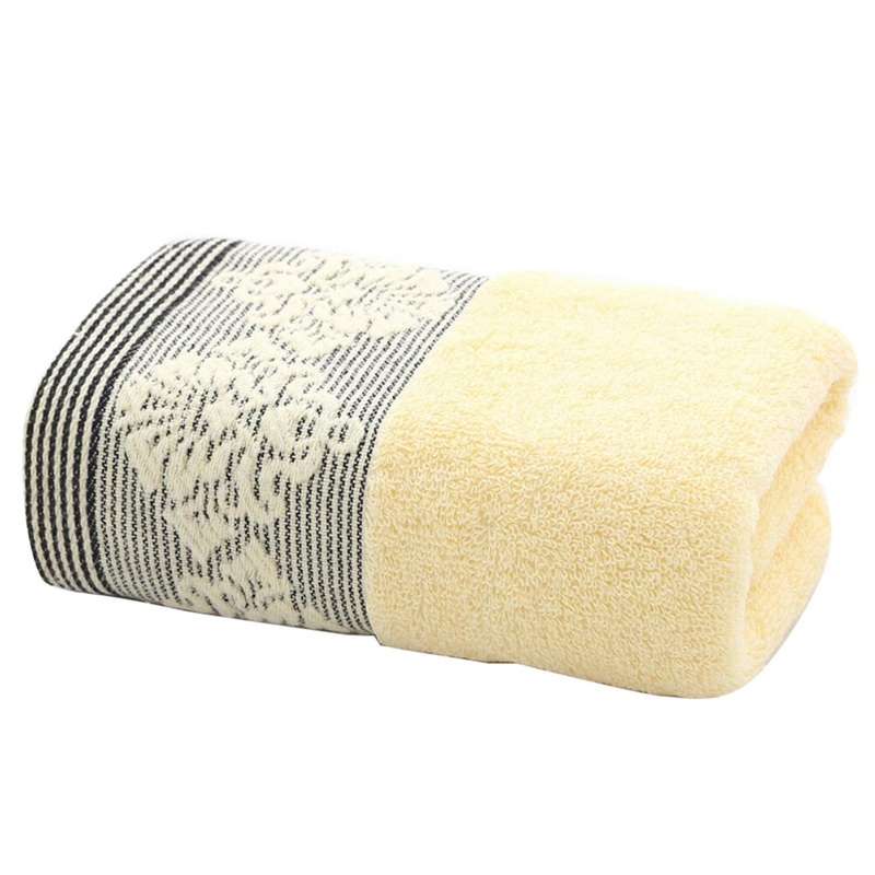 Absorbent Towel Face Towel Bathroom Thick Soft Cloth Wipe Towel, Size: 35x75cm(Brown)
