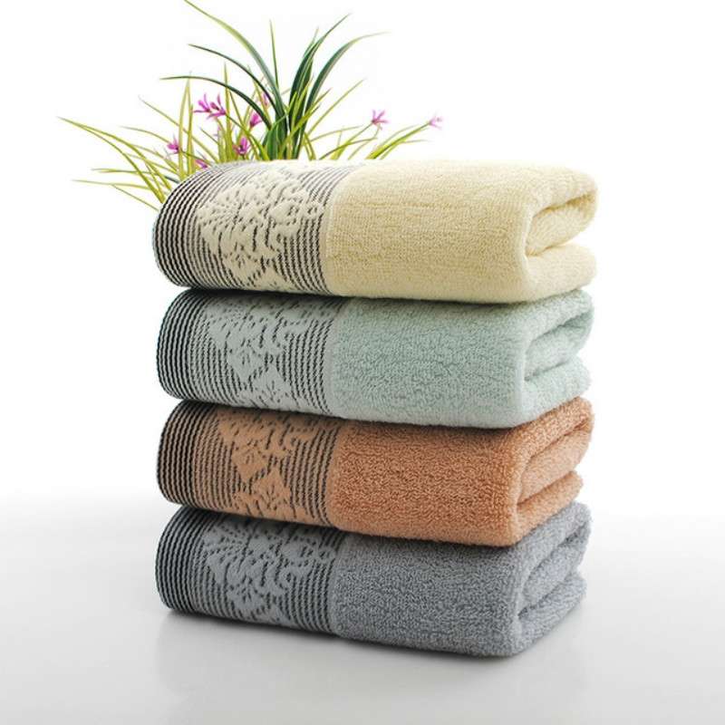 Absorbent Towel Face Towel Bathroom Thick Soft Cloth Wipe Towel, Size: 35x75cm(Brown)