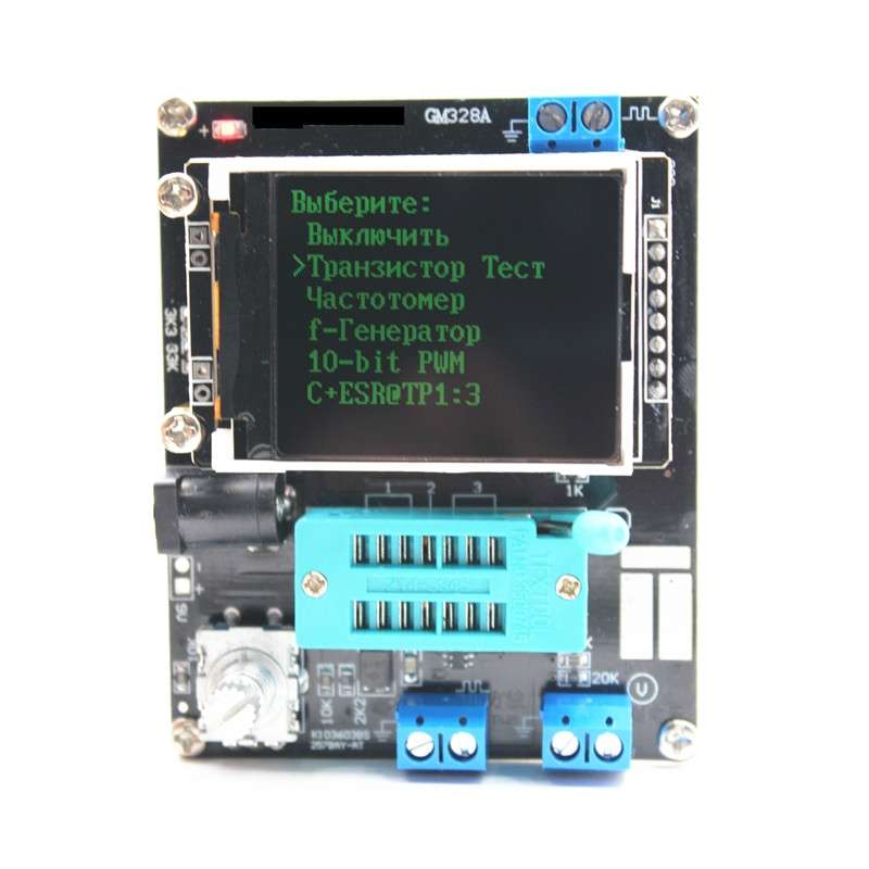 GM328 Transistor Tester Frequency Tester, Style:Black English