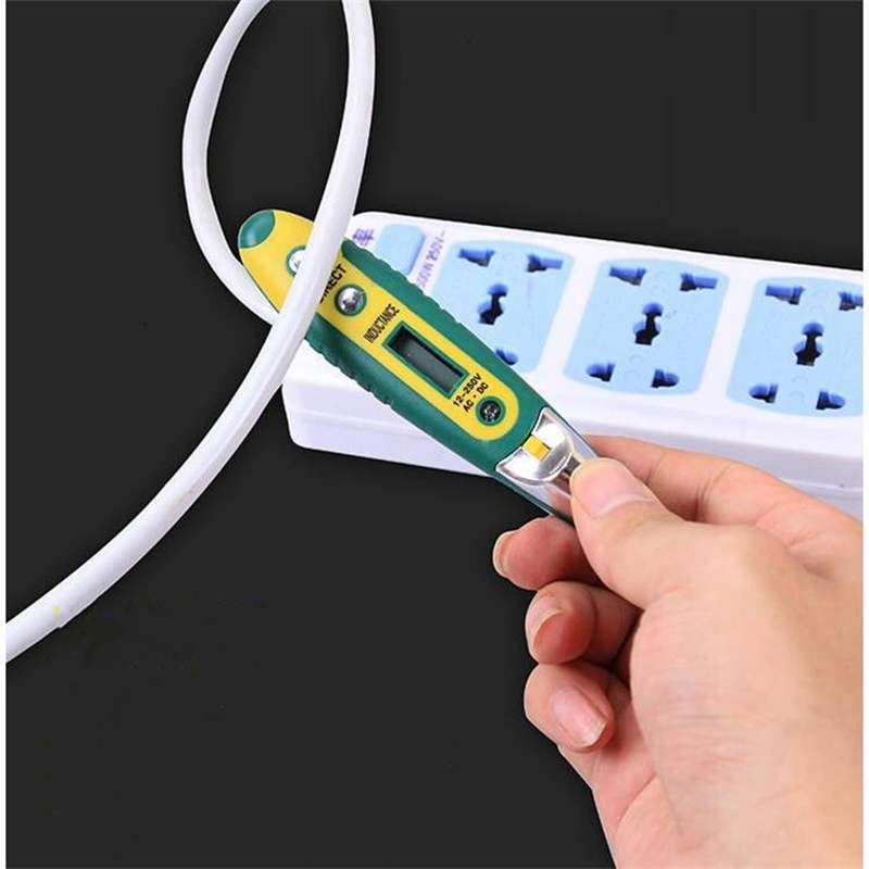High Precision Electrical Tester Pen Screwdriver 220V AC DC Outlet Circuit Voltage Detector Test Pen