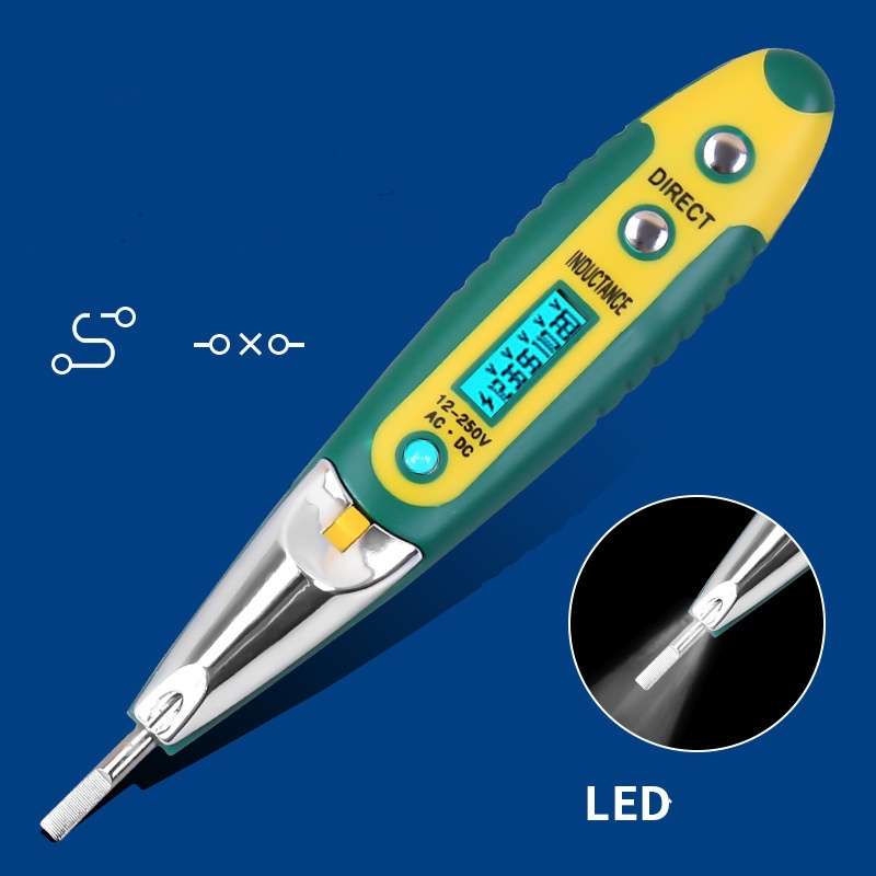 High Precision Electrical Tester Pen Screwdriver 220V AC DC Outlet Circuit Voltage Detector Test Pen