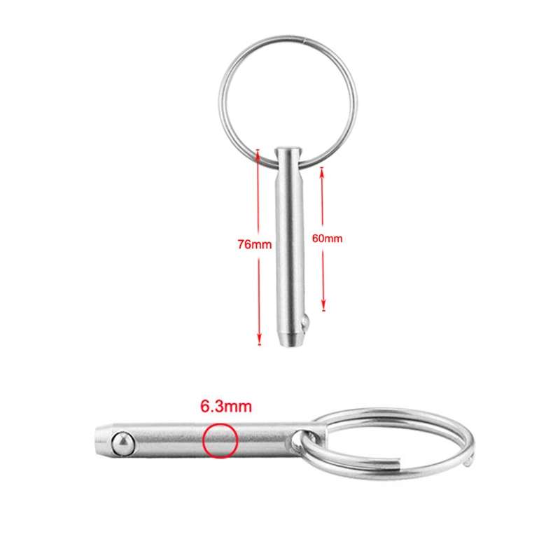 Boat Accessories 316 Stainless Steel Ball Pin Quick Release And Quick Release Safety Pin Spring Stee