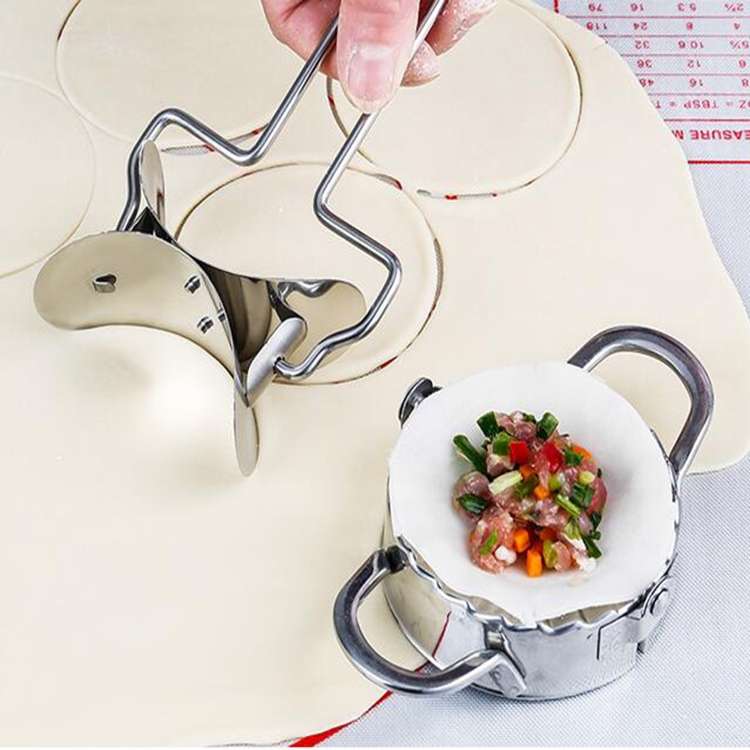 Stainless Steel Dumpling Maker Dough Cutter Dumpling Mould Kitchen Accessories Pastry Tools, Specifi