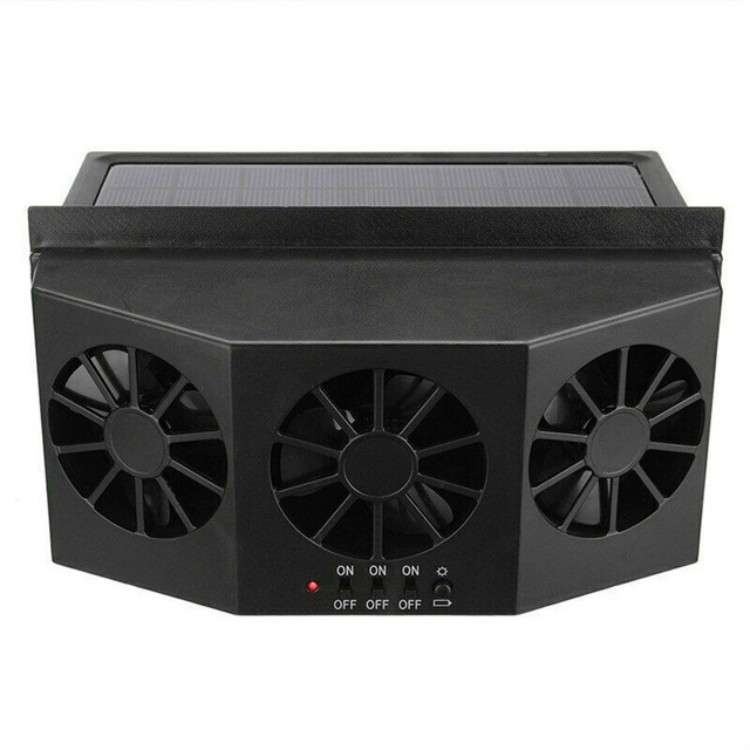 Solar Car Radiator Energy Saving Environmental Protection Detoxification Deodorization Radiator(Blac