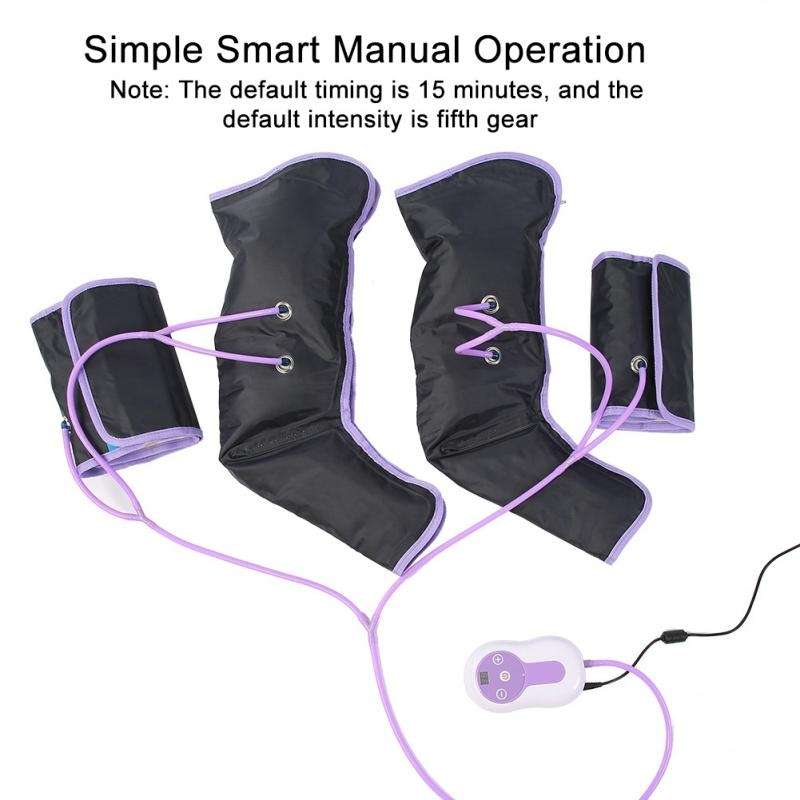 Air Wave Pneumatic Leg Massager Home Air Pressure Massager, Plug Type:US Plug