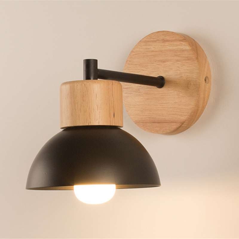 LED Wall Lamp Bedroom Bedside Lamp, Style:D(No Light Source)