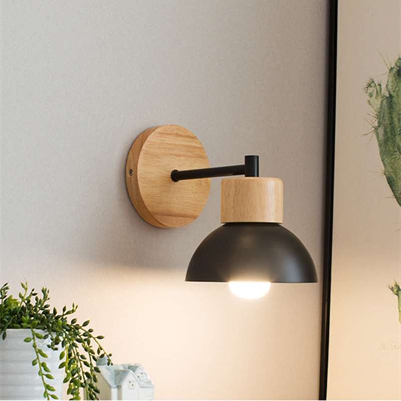 LED Wall Lamp Bedroom Bedside Lamp, Style:D(No Light Source)