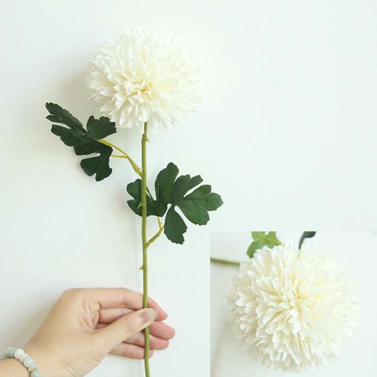 Dandelion Flower Ball Simulation Flower Home Decoration Wedding Bouquet(Light Purple)