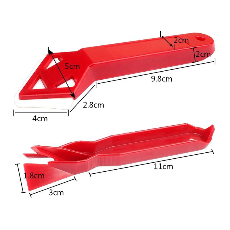 2 PCS Mini Handmade Tools Scraper Floor Cleaner Surface Glue Residual Shovel Tool
