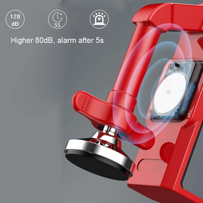 Locks Self-Defense Door Stop Travel Accommodation Door Stopper Door Lock Security Device, Style:Alar