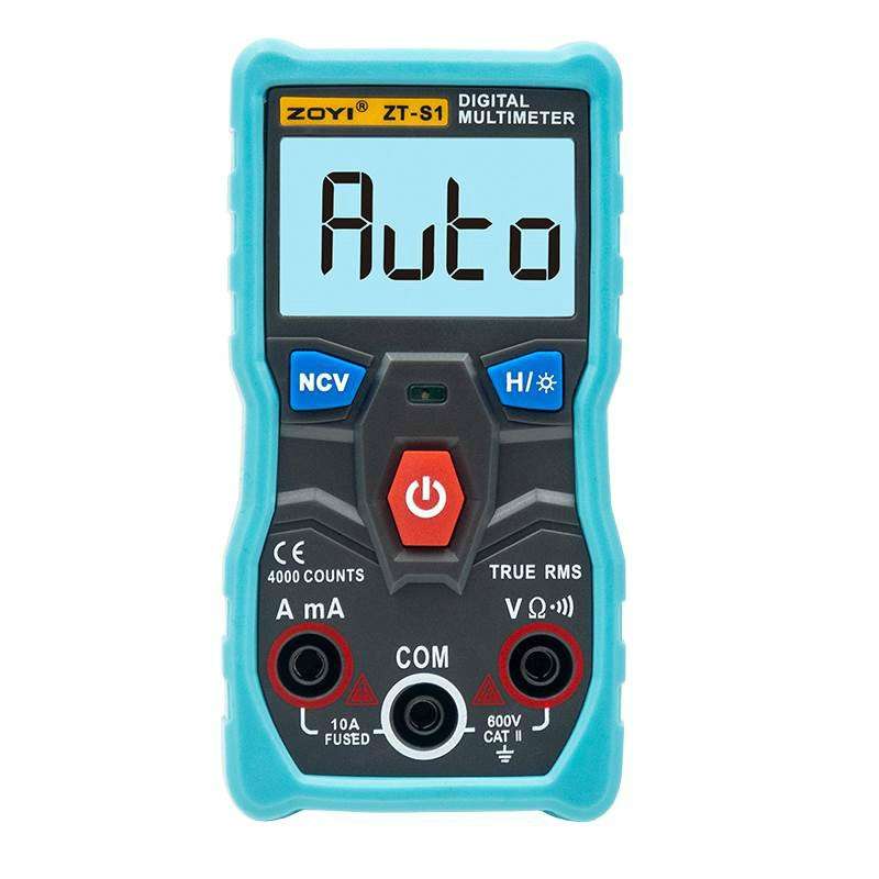 ZOYI Portable Electric Measurement Automatic Intelligent Gear Recognition Mini Multimeter( ZT-S1Blue