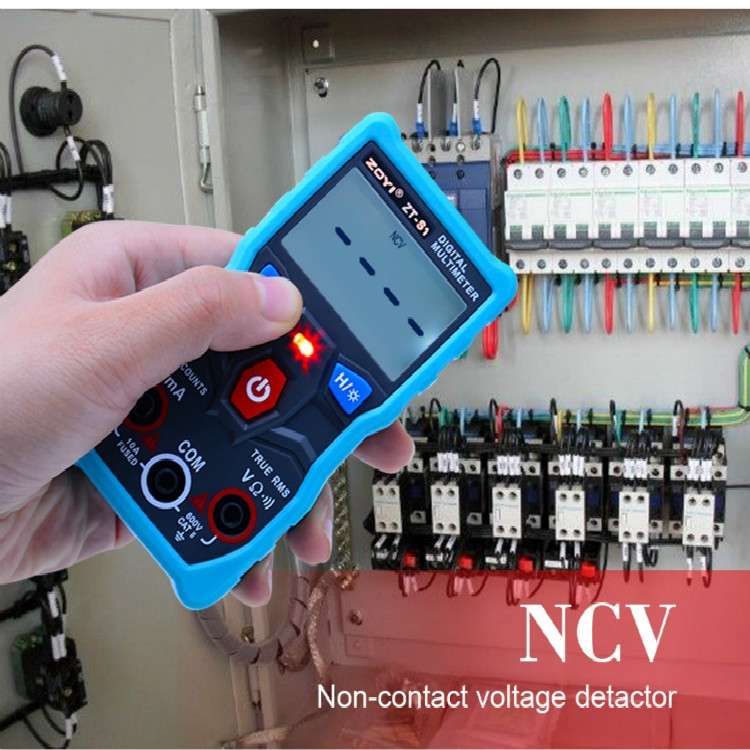 ZOYI Portable Electric Measurement Automatic Intelligent Gear Recognition Mini Multimeter( ZT-S1Blue