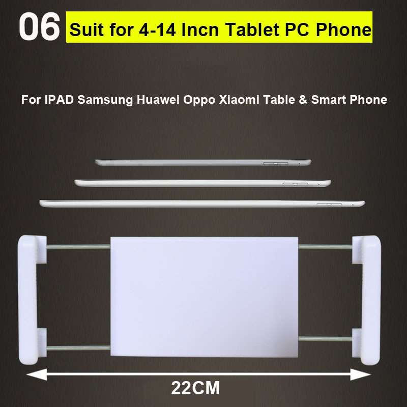 360 Degree Rotation Lazy Mount Folding Long Arm Phone Stand Holder for 4-14 Inch Tablet & Phone(Gold