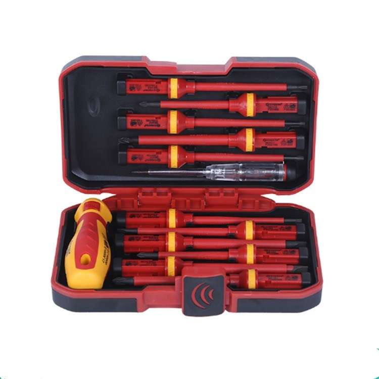 13 in 1 VDE Industrial Telecommunications High Pressure Resistant Screwdriver Set Apple Phone Repair
