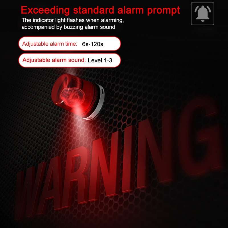 SNDWAY Wall-mounted 30~130dB Large Screen Digital Display Noise Decibel Monitoring Testers, Specific