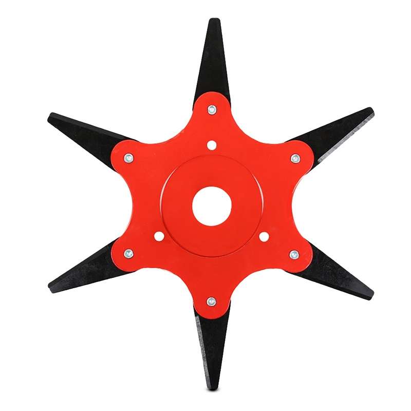 Grass Machine Grass Blade Lawn Mower Accessories, Style:6 Leaves