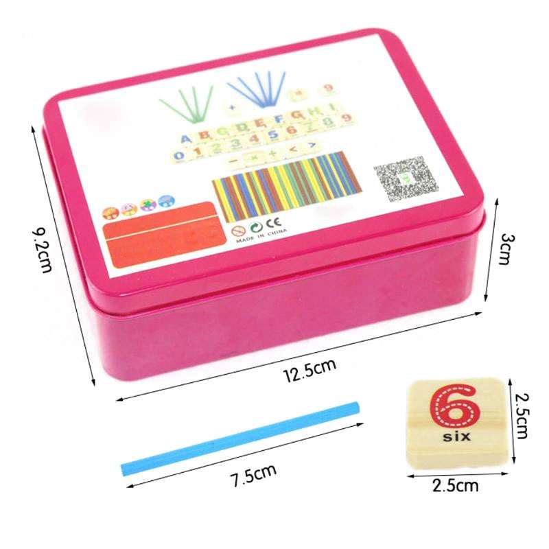 Montessori Early Learning Math Tools Digital Stick Children Kindergarten Teaching Aids(Upgrade)