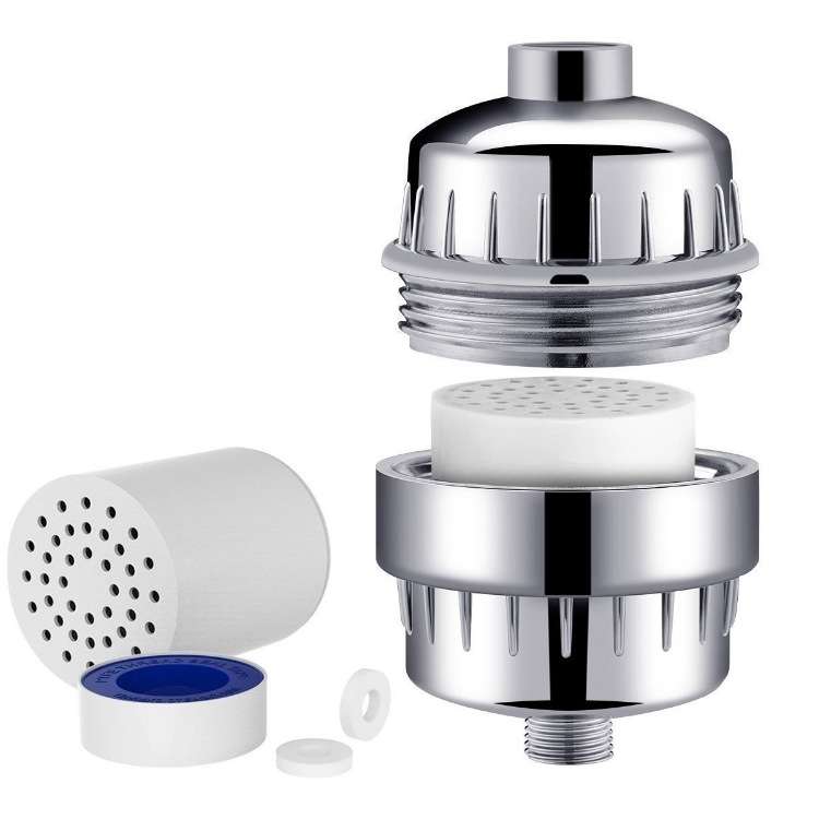 10-15 Layer Activated Carbon Bathroom Shower Filter Bathing Water Filter Purifier Water Shower Set(W