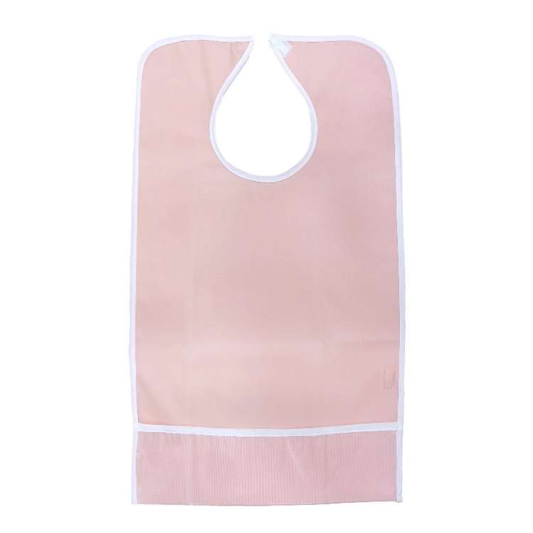 Adult Eat Meal Waterproof Bib, Size:50x80cm(Single Layer Sky Blue)