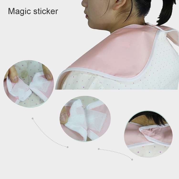 Adult Eat Meal Waterproof Bib, Size:50x80cm(Single Layer Sky Blue)