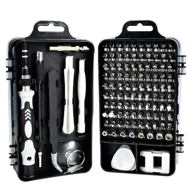 110 in 1 Magnetic Plum Screwdriver Mobile Phone Disassembly Repair Tool(Yellow)