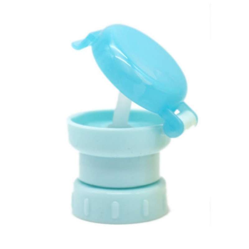 Children Portable Bottled Drinks Anti-overflow Anti-squash Replacement Straw Cap(Red)