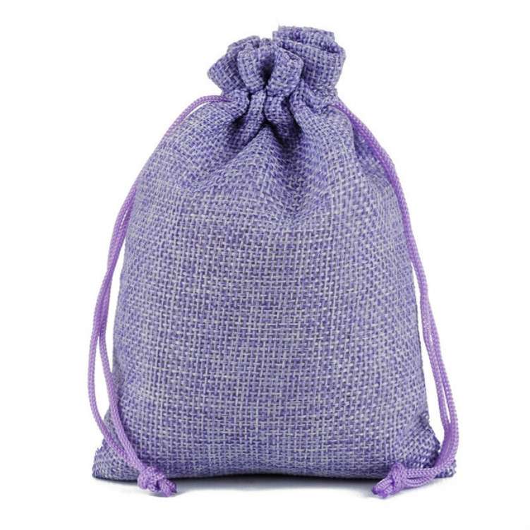 50 PCS Multi size Linen Jute Drawstring Gift Bags Sacks Wedding Birthday Party Favors Drawstring Gif