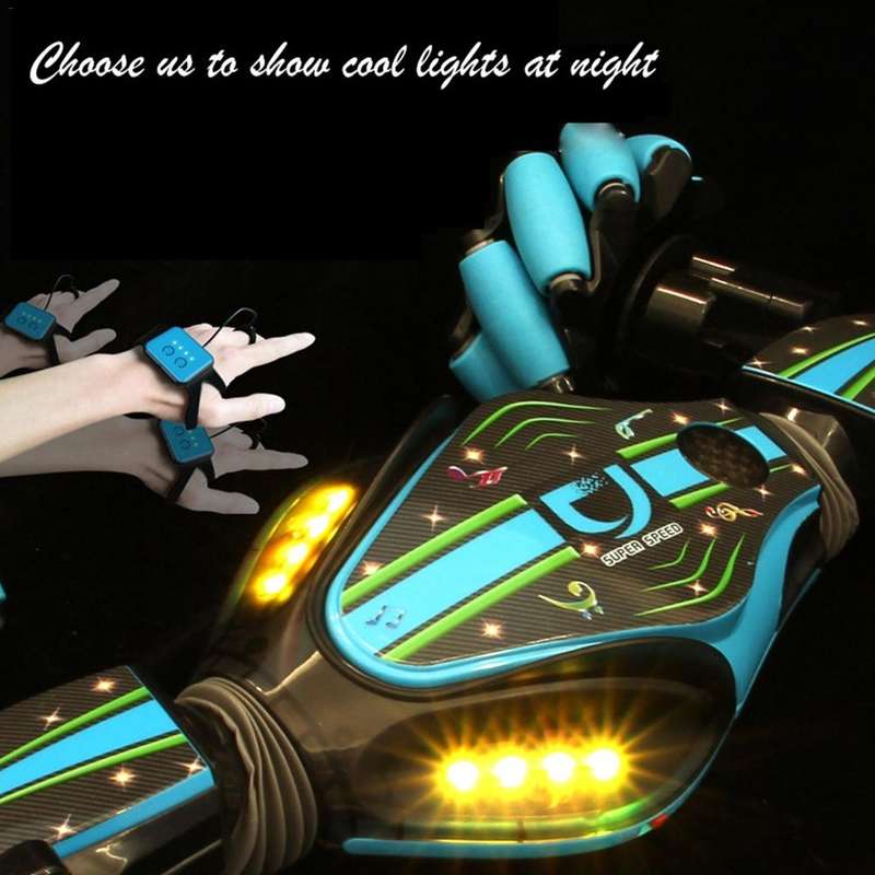 Gesture Sensing Remote Control Twisting Car Light Music Deformation Car Drift Traverse Dance Off-roa
