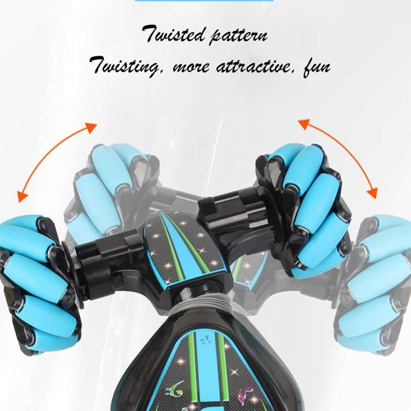Gesture Sensing Remote Control Twisting Car Light Music Deformation Car Drift Traverse Dance Off-roa