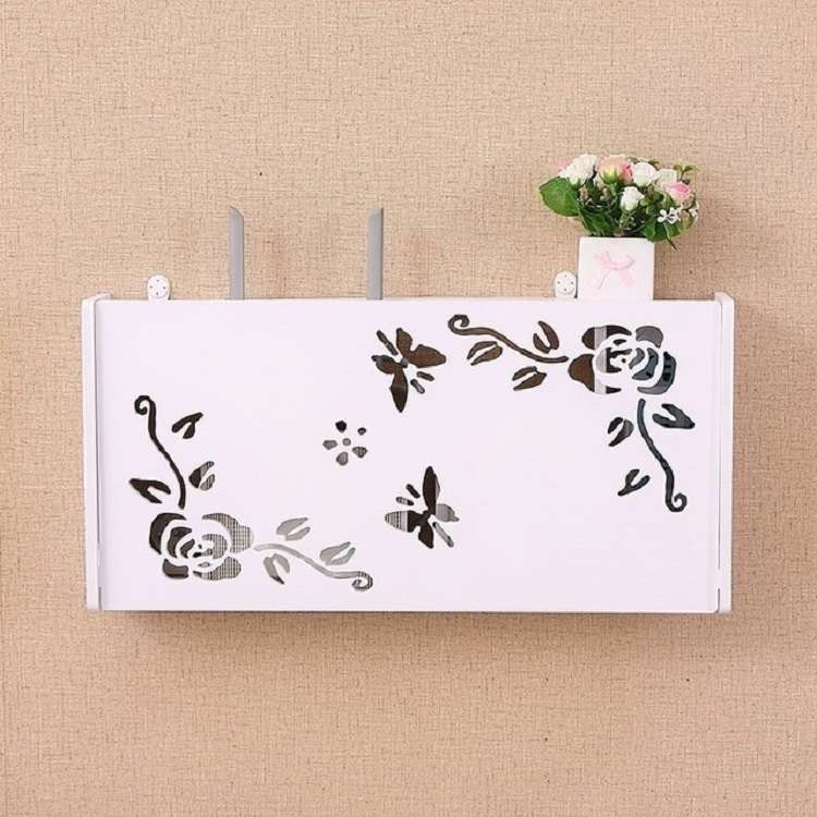 Socket Router Storage Box Set-top Box Decoration TV Cabinet Living Room Junction Box, Size:40.5x20.5